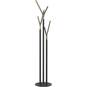 FROST WISHBONE Stumtjener H: 175cm - Mat sort/Poleret guld