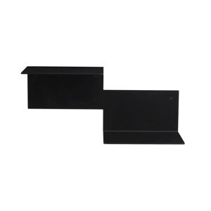Warm Nordic Repeat Reol Left L: 60 cm - Black Noir