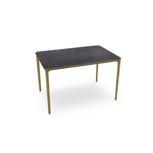 SOVET Slim Rectangular 120x80 cm - Burnished Brass/Ceramics Dark