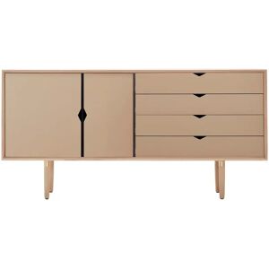 Andersen Furniture S6 Skænk 163x79 cm - Sæbebehandlet Eg/Kashmir