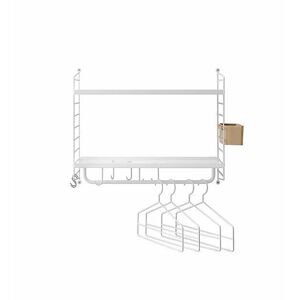 String Furniture Hallway Box H: 50 cm - Hvid