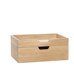 Hübsch Note Storage Box 35x24 cm Sæt af 2 stk. - Natural FORUDBESTIL: SLUT AUGUST 2024