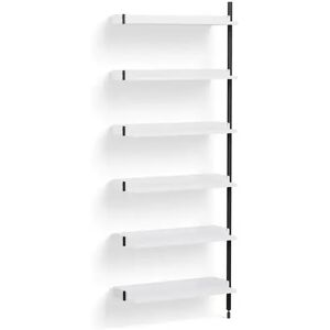 Hay Pier System 100 Add-On 80x209 cm - PS White Steel/Black Anodised Profiles