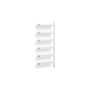 HAY Pier System 100 Add-On 80x209 cm - PS White Steel/Clear Anodised Profiles
