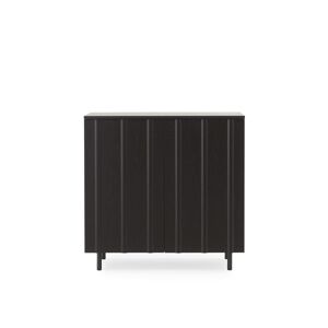 Normann Copenhagen Rib Kabinet L: 98,5 cm - Varm sort