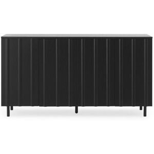 Normann Copenhagen Rib Skænk L: 159 cm - Varm Sort