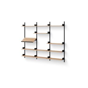 New Works Display Shelf 1900 190x163,5 cm - Oak/Black