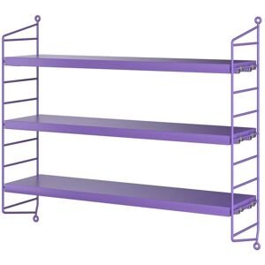 String Furniture String Pocket Reol 60x50 cm - Purple/Purple