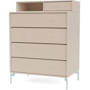 Montana Selection Keep Kommode med ben 69,6x82,2x46,8 cm - 168 Clay/ Brass