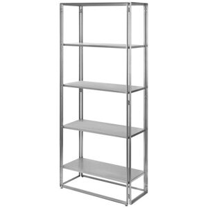 Kristina Dam Studio Foldable Shelf 75x180 cm - Brushed Stainless Steel