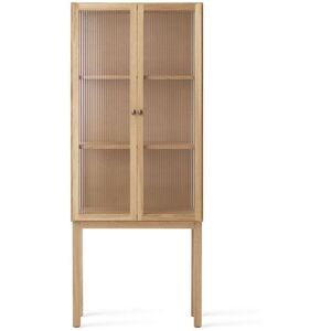 Audo Copenhagen Curiosity Cabinet Tall - Glas / Solid Oak