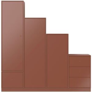 Montana Wardrobe System 02 186,3x190 cm - Hazelnut