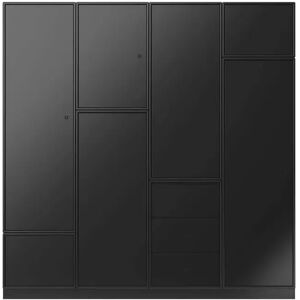 Montana Wardrobe System 03 186,3x190 cm - Black