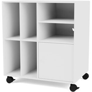 Montana QS Selection Spin II Reol Til Vinyler Med Hjul 69,6x76,4x46,8 cm - 101 New White