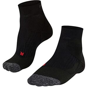 FALKE Herren Tennissocken TE2 Short M SSO Baumwolle Antiblasen 1 Paar, Schwarz (Black 3000), 44-45