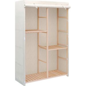 vidaXL tøjgarderobe i 3 niveauer 110x40x170 cm