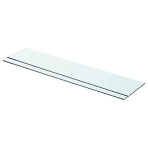 vidaXL hylder 2 stk. glaspanel 70 x 15 cm klar