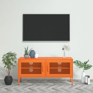 vidaXL tv-skab 105x35x50 cm stål Orange