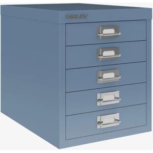 Multidrawer, 5-skuffer - Skuffeskab A4, Bisley, Farve Bisley Blue