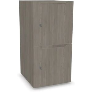 Narbutas Skab Choice - 2 døre & brevinkast, Farve Grey Wood / Grey Wood