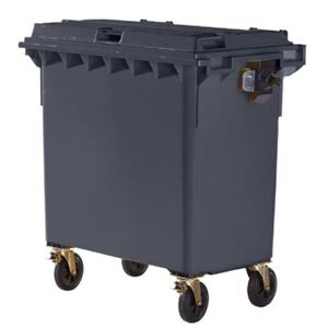 Affaldscontainer 770 liter, grå