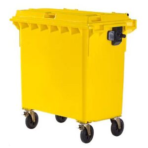 Affaldscontainer 770 liter, gul