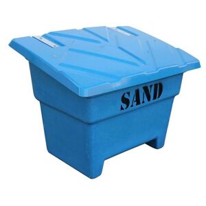 Kiruna saltbeholder / sandbeholder, 350 l, blå, LxBxH 1120x790x860 mm