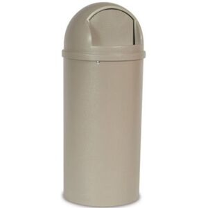 Rubbermaid Affaldsbeholder, robust plast, 80 l, beige