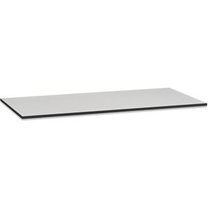 Bordplade Heimdal til arbejdsbord, LxB 1200x800x40 mm, grå laminat