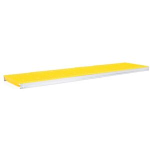 Hylde til lagerreol Flex, plast gul, 1800x320 mm