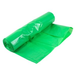 Affaldssæk, 70L 600x900mm 50my grøn, 150 stk