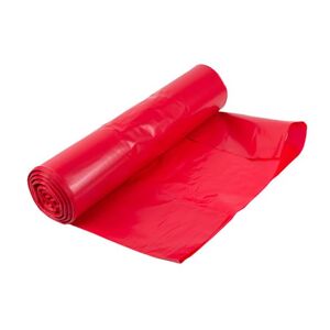 Affaldssæk, 70L 600x900mm 50my rød, 150 stk