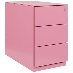 BISLEY stålskuffesektion, B 300 rosa