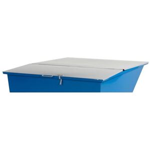 Fladt låg til Tipcontainer Argos 3000 L, LxBxH 2095x1880x30 mm, grå