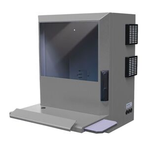 PC skab Fredek, IP-55, 700x590x370 mm, grå