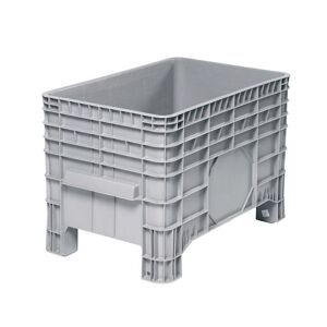 Plastcontainer Burgha, med fødder, 285 liter