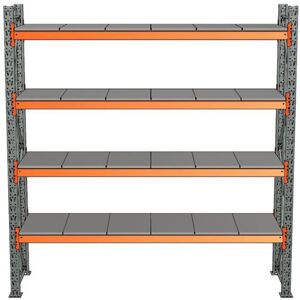 Pallereol Herkules, grundsektion 4 hylder, 3000x1850x800 mm