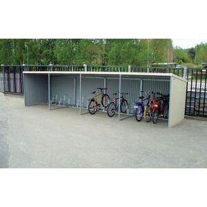Cykelskur Verena 25 pladser, længde 10100 mm