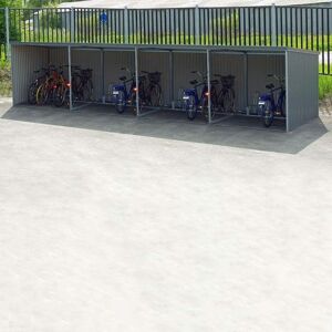 Cykelskur Verena 20 pladser, længde 8100 mm