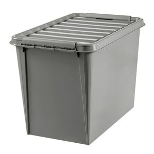 Plastkasse med låg Smartstore Recycled, LxBxH 590x390x430mm 61 liter,