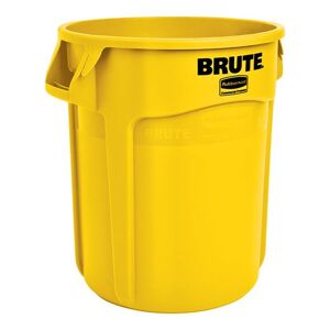 Rubbermaid Plasttønde Brute, 121 l, gul, fødevaregodkendt
