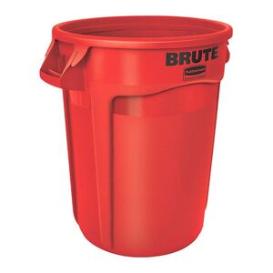 Rubbermaid Plasttønde Brute, 166 l, rød