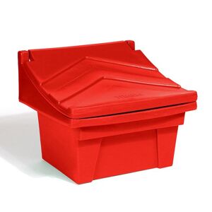 Sandbeholder / grusbeholder i polyethylen, ca. 100 l, rød