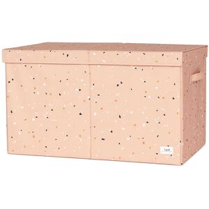 3 Sprouts Opbevaringskasse M. Låg - 63x38x39 Cm - Terrazzo/clay - 3 Sprouts - Onesize - Opbevaring