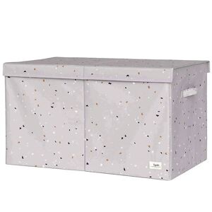 3 Sprouts Opbevaringskasse M. Låg - 63x38x39 Cm - Terrazzo/lyseg - 3 Sprouts - Onesize - Opbevaring