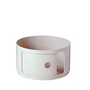 Kartell Componibili Low Element Round - Hvid