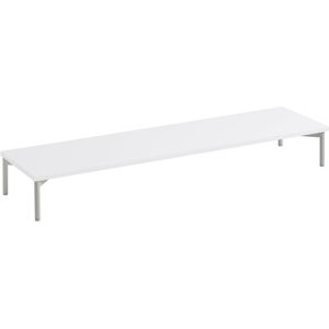 Muuto Stacked Podium - Tube Base - 131cm - Hvid-Grå