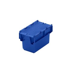 kaiserkraft Recipiente apilable reutilizable KAIMAN, capacidad 6 l, L x A x H 300 x 200 x 200 mm, azul