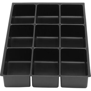 BISLEY Pieza insertable para cajones MultiDrawer™, formato DIN A4, 48 mm de altura, 9 compartimentos