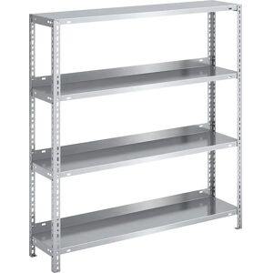 hofe Estantería atornillable para archivadores, galvanizada, altura de estantería 1150 mm, estantería básica, anchura x profundidad 1000 x 300 mm